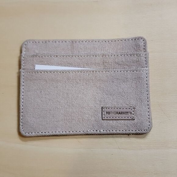 Slim Wallet To The Market Organic Cotton Slim Cardholder Lot Of 3, 4x3 - Picture 5 of 8